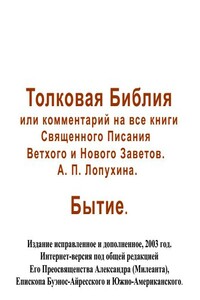 Толковая Библия или комментарий на все книги Священного Писания Ветхого и Нового Заветов